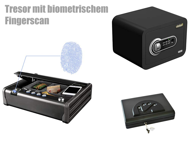 Biometrischer Tresor mit Fingerscan