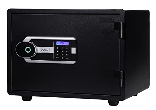 Tresor Safe Fingerabdruck Zahlencode Sicherheitsschlüssel Alarm 39 L