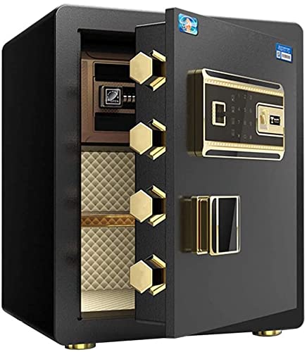 Tresor Safe Büro Ganzstahl Hotel Safe Tresor Fingerabdruck Kennwort Kabinett Safe Elektronisch Tresore Mit Digital-Tastatur,Mittel Klein Safe Sicherheitskabinett Für Home Office